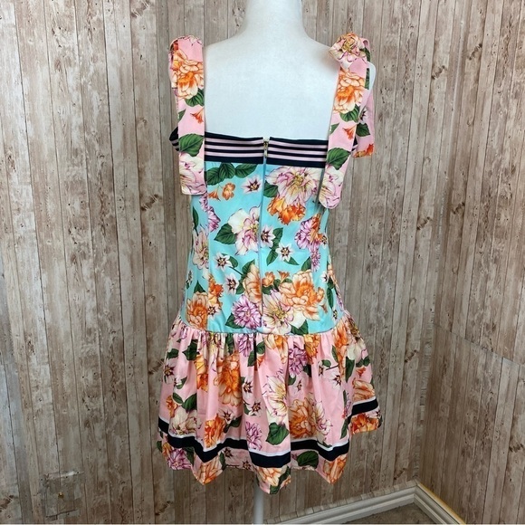 Agua Bendita Joaquina Floral Minidress Size Large - Picture 9 of 13